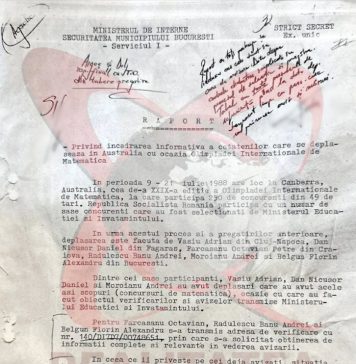 BREAKING NEWS Nicușor Dan, racolat de Securitate! A TURNAT doi colegi și un profesor de la olimpiadă – DOCUMENT exploziv