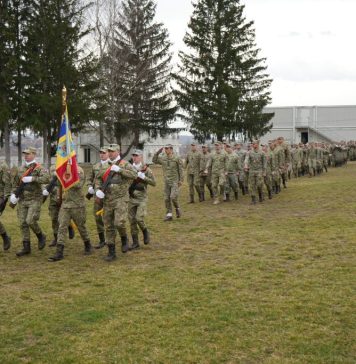 Change of Command Ceremony of Cincu Multinational Battle Group