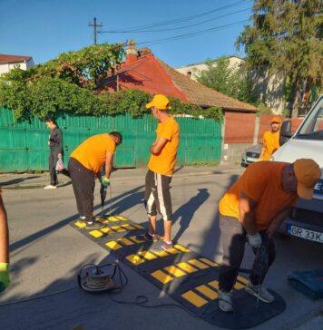 Infrastructură 5 a montat limitatoare de viteză pe două străzi din sector