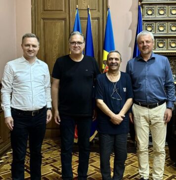 Secretarul de stat al DRRM, Adrian Dupu, discuții cu ministrul culturii al Republicii Moldova, Sergiu Prodan