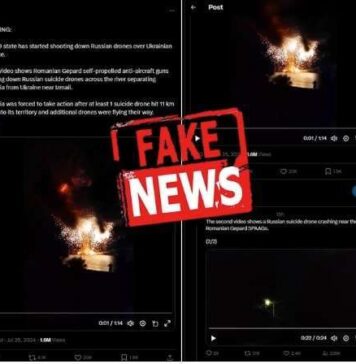 Romanian forces did not fire on Russian drones in border area with Ukraine (ministry)