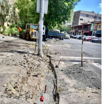 În Sectorul 5 se schimbă înălțimea bordurilor pentru circulația mai accesibilă a locuitorilor