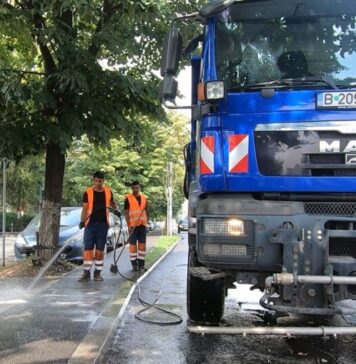 „Curățenie la bordură” în Sectorul 2: Şos. Pantelimon, între Bd. Chișinău și Cora Pantelimon, spălată mecanizat și manual