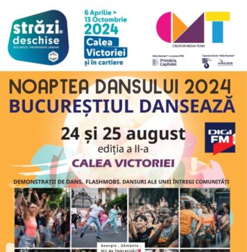 Noaptea Dansului în 2024: „Bucureștiul Dansează” pe Calea Victoriei, într-o adevărată fiesta