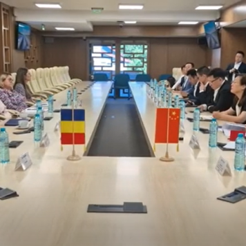 Meeting between representatives of Ilfov County Council and the delegation from Zhejiang Province, China
