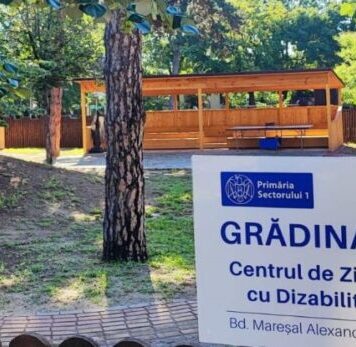 O nouă grădină terapeutică în curtea Centrului de Zi “Un Pas Împreună”