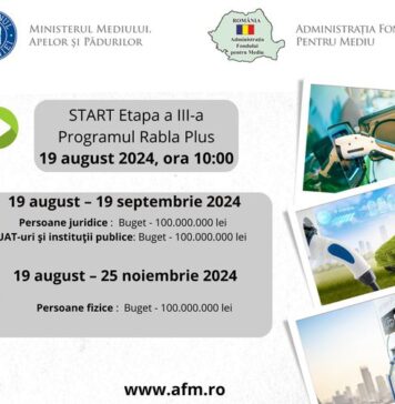 Etapa a treia a programului „Rabla Plus” începe luni, la ora 10:00