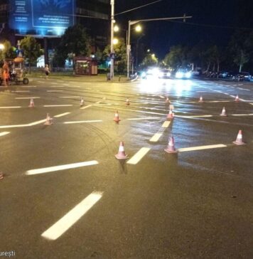 Administrația Străzilor a trasa în perioada ianuarie-august aproape 40.000 mp de marcaje