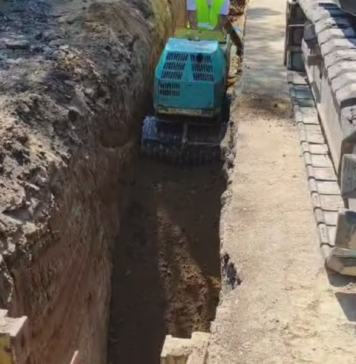 Se lucrează în șantierele de apă și canalizare din Cernica – Tânganu, anunță Consiliul Judetean Ilfov