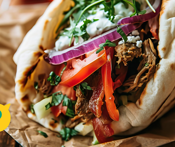 Analiza Glovo: România, pe primul loc în lume la consumul de gyros. Un bărbat a comandat 170 de gyrosi în ultimul an