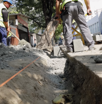 VIDEO/ Lucrările de refacere a trotuarelor pe șoseaua Pantelimon și strada Ritmului – finalizate în proporție de 65%