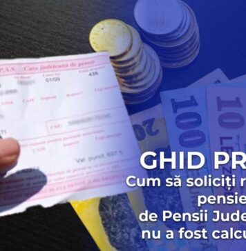 GHID PRACTIC: Cum să soliciți recalcularea pensiei de la Casa de Pensii Județeană dacă nu a fost calculată corect