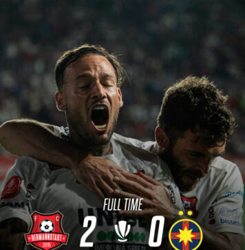FCSB, învinsă de FC Hermannstadt cu 2-0, în Superligă