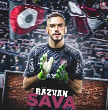 CFR Cluj a oficializat transferul portarului Răzvan Sava la Udinese