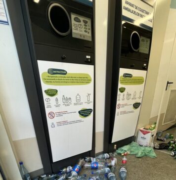 Primăria Sectorului 5, apel pentru păstrarea curățeniei în jurul automatelor de reciclare!