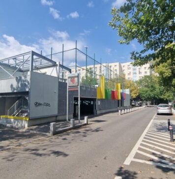 Parcare supraterană, în Sectorul 4, pe strada Tulnici