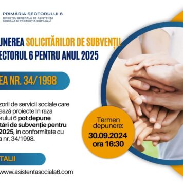 Se depun cereri pentru subvenții la DGASPC Sector 6