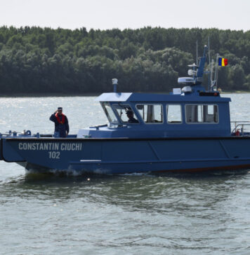 O nouă şalupă rapidă de intervenţie a intrat în serviciul Forţelor Navale Române