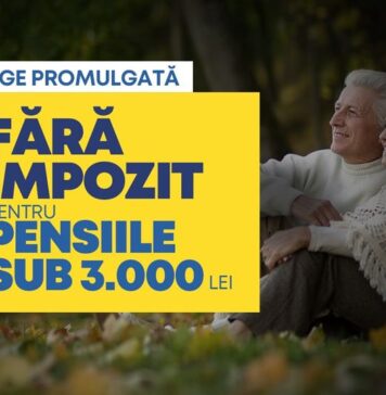 PNL: Legea prin care pensiile sub 3000 lei nu vor mai fi impozitate a fost promulgată de președintele Klaus Iohannis