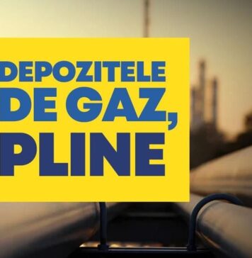 PNL: Depozitele de gaze naturale ale României sunt umplute în proporție de 96,53%