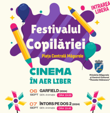 Festivalul Copilăriei la Măgurele: ultimul weekend de vacanță, dedicat distracției pentru cei mici