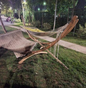 Șezlong vandalizat în Parcul Liniei de tineri teribiliști. Primăria Sectorului 6 face apel la păstrarea bunurilor publice