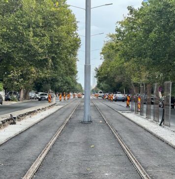 Stelian Bujduveanu: Lucrările de reabilitare a liniei 5 de tramvai au ajuns la etapa de asfaltare