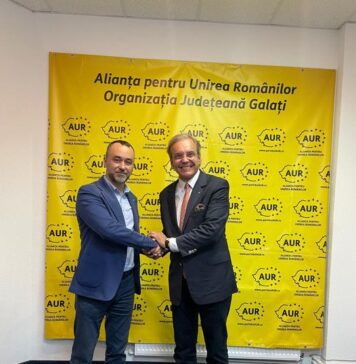 Lialian Scripnic (AUR): Am avut deosebita onoare de a-l primi în vizită la Galați pe domnul Europarlamentar Șerban Dimitrie Sturdza , reprezentantul județului Galați în Parlamentul European