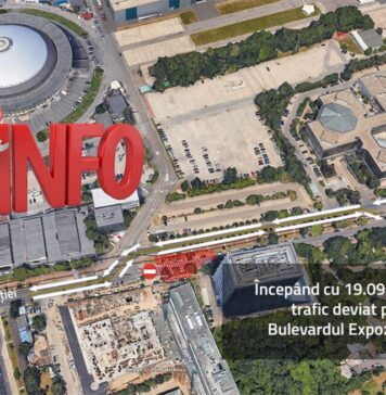 Traficul pe Bulevardul Expoziției va fi deviat din cauza lucrărilor la Magistrala 6 de metrou