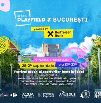 Sport şi divertisment, în weekend, la Festivalul Urban Playfield. Invitat este David Popovici