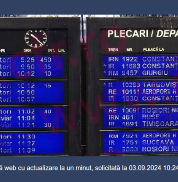 Întârzieri masive la Gara de Nord: Două trenuri de călători, blocate sute de minute din cauza defectării unui tren de marfă