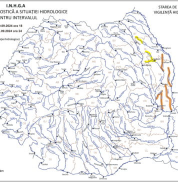 Risc de viituri majore pe râuri din Moldova, până joi – HARTĂ