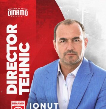 Ionuţ Badea este noul director tehnic al academiei de fotbal CS Dinamo
