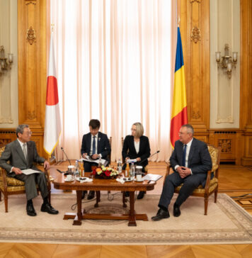 Nicolae Ciucă, întâlnire cu E.S. domnul Hiroyuki Nagahama, vicepreședintele Camerei Consilierilor din cadrul Dietei Naționale a Japoniei