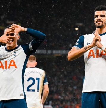 Manchester United – Tottenham Hotspur 0-3, în campionatul Angliei