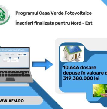 Programul Casa Verde Fotovoltaice: Bugetul de peste 319 milioane de lei alocat regiunii Nord-Est s-a epuizat