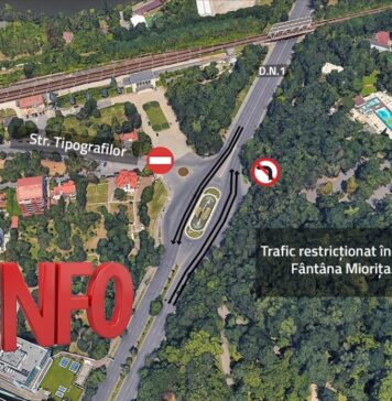 Lucrări la Magistrala M6 de metrou: Restricții suplimentare de circulație în zona Fântâna Miorița