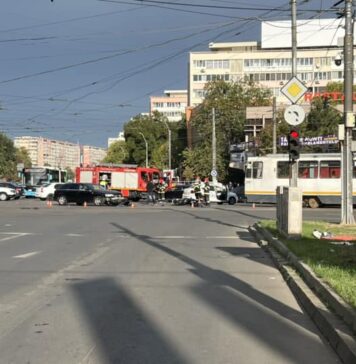 Motociclist rănit într-un accident pe Şoseaua Mihai Bravu