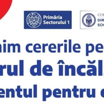 Sectorul 1: Începe perioada de depunere a cererilor pentru acordarea ajutorului de încălzire și a suplimentului pentru energie