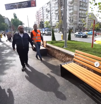 Calea Rahovei îmbracă haine noi. Piedone: ”Am asfaltat, am montat bănci şi am plantat arbori şi gazon” / VIDEO