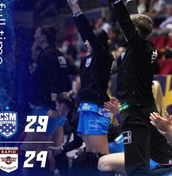 Handbal feminin: CSM Bucureşti a câştigat derby-ul cu CS Rapid Bucureşti, în Liga Naţională