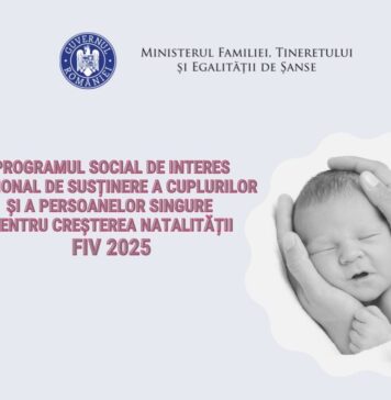 Ministerul Familiei dorește continuarea Programului FIV și în 2025 Sprijin esențial pentru familiile care își doresc copii