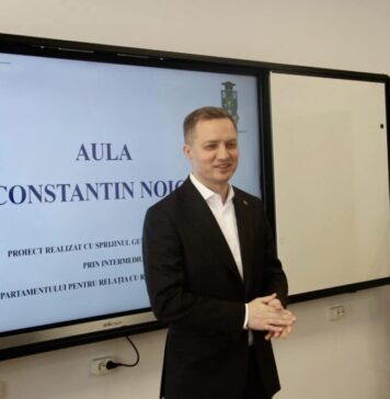 Două noi spații destinate educației și cercetării, inaugurate la Universitatea de Stat din Moldova, în prezența secretarului de stat al DRRM, Adrian Dupu