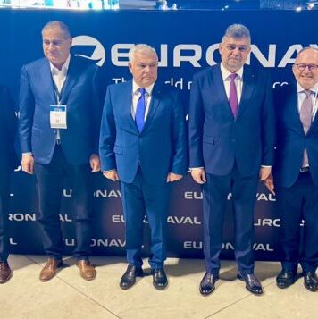 EXCLUSIVE – Prime Minister Ciolacu visits EURONAVAL, the most important naval military technology event in the EU and the world, in Paris