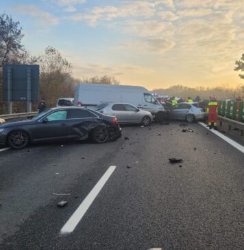 11 mașini implicate într-un accident rutier pe A3. A fost activat Planul roşu de intervenţie