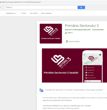 Aplicația „Primăria Sectorului 3”, disponibilă într-o nouă versiune