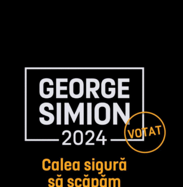 BEC a dispus înlăturarea afișelor AUR cu textul „George Simion – Calea sigură să scăpăm de PeeSeeDee!”