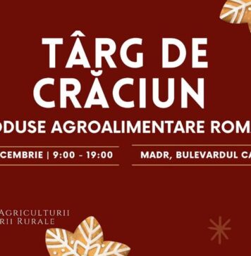 Brânză, caş, cârnaţi de porc, caltaboş, jumări dar şi cozonac, la Târgul de Crăciun, găzduit în perioada 19-21 decembrie de Ministerul Agriculturii şi Dezvoltării Rurale