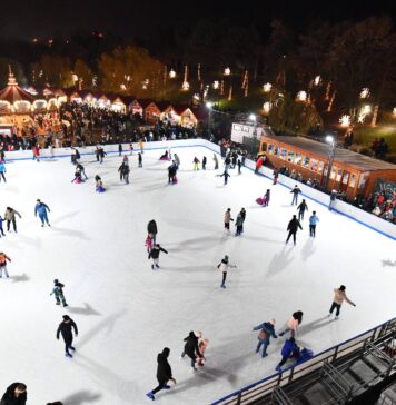 Patinoarul și trei căsuțe cu bunătăți rămân deschise până pe 15 ianuarie în Parcul Drumul Taberei