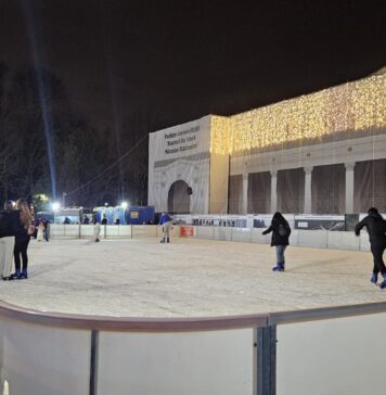 O mie de bilete gratuite pentru copii la patinoarul de Crăciun din Parcul Bazilescu